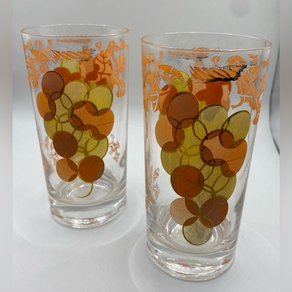 MCM Grape Glasses Set of 2 Vintage - Picture 3 of 6